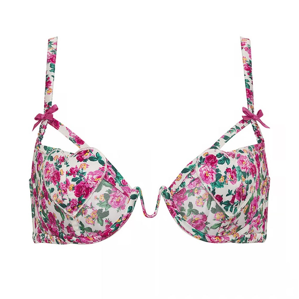 For Love and Lemons Heart Bloom Underwire Bra